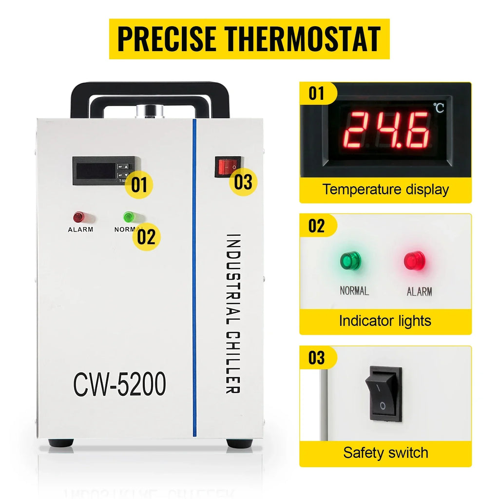 SIHAO Industrial Water Chiller Laser Cooler for CO2 Engraving Machine