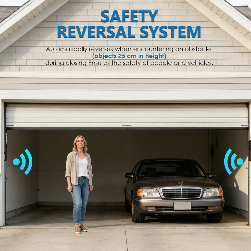 SIHAO 800N Electric Garage Door Opener – Low Noise, Auto-Stop & Remote Control