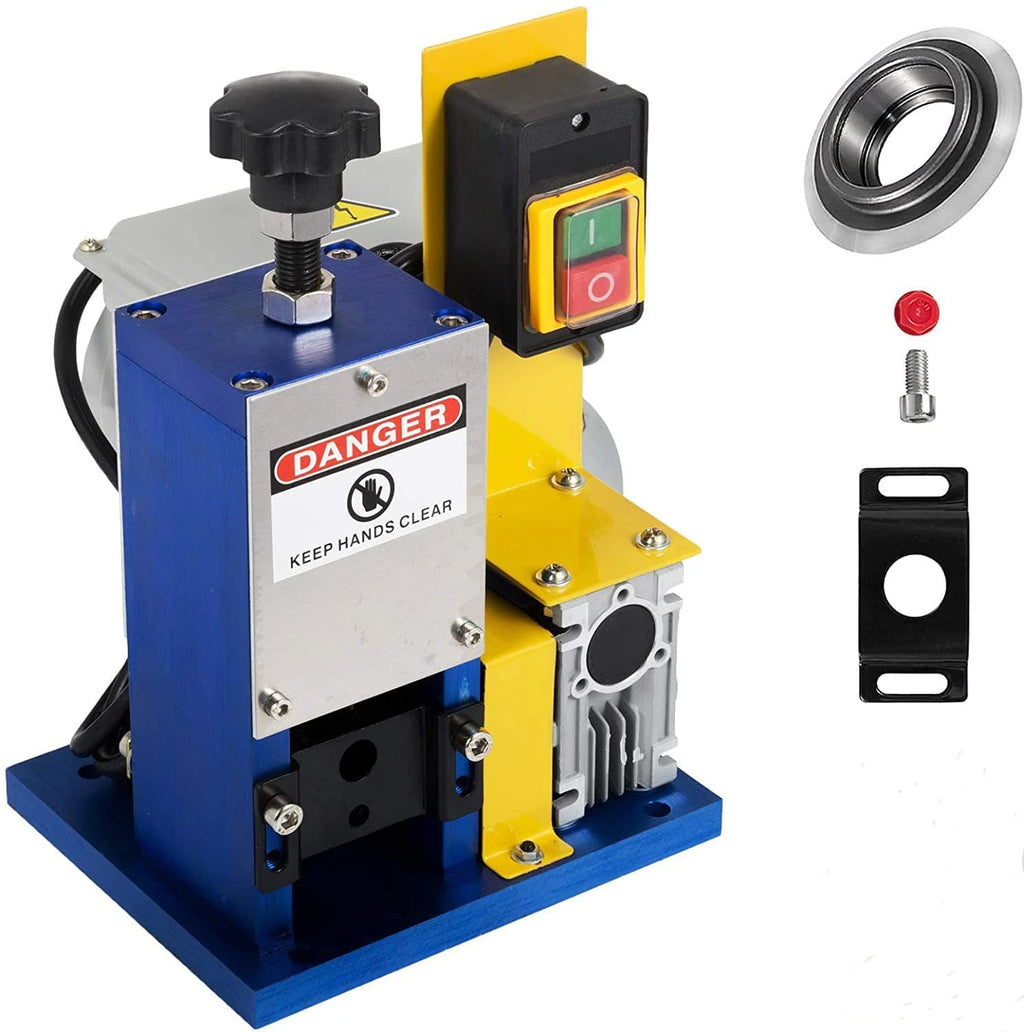 SIHAO Dual-Power Wire Stripping Machine – Electric Motor + Hand Crank, Portable Copper Wire Peeler for 1-25mm Cables, Scrap Recycling