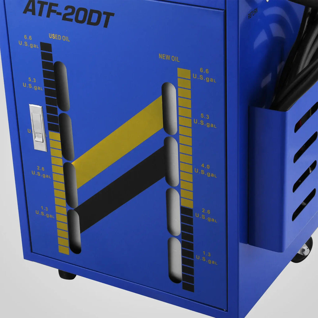 SIHAO ATF-20 Automatic Transmission Fluid Flush Machine – 220V Equal Exchange Cleaner, 0-60PSI Adjustable, 12L Tank + 28 Connectors for Gas/Diesel Cars