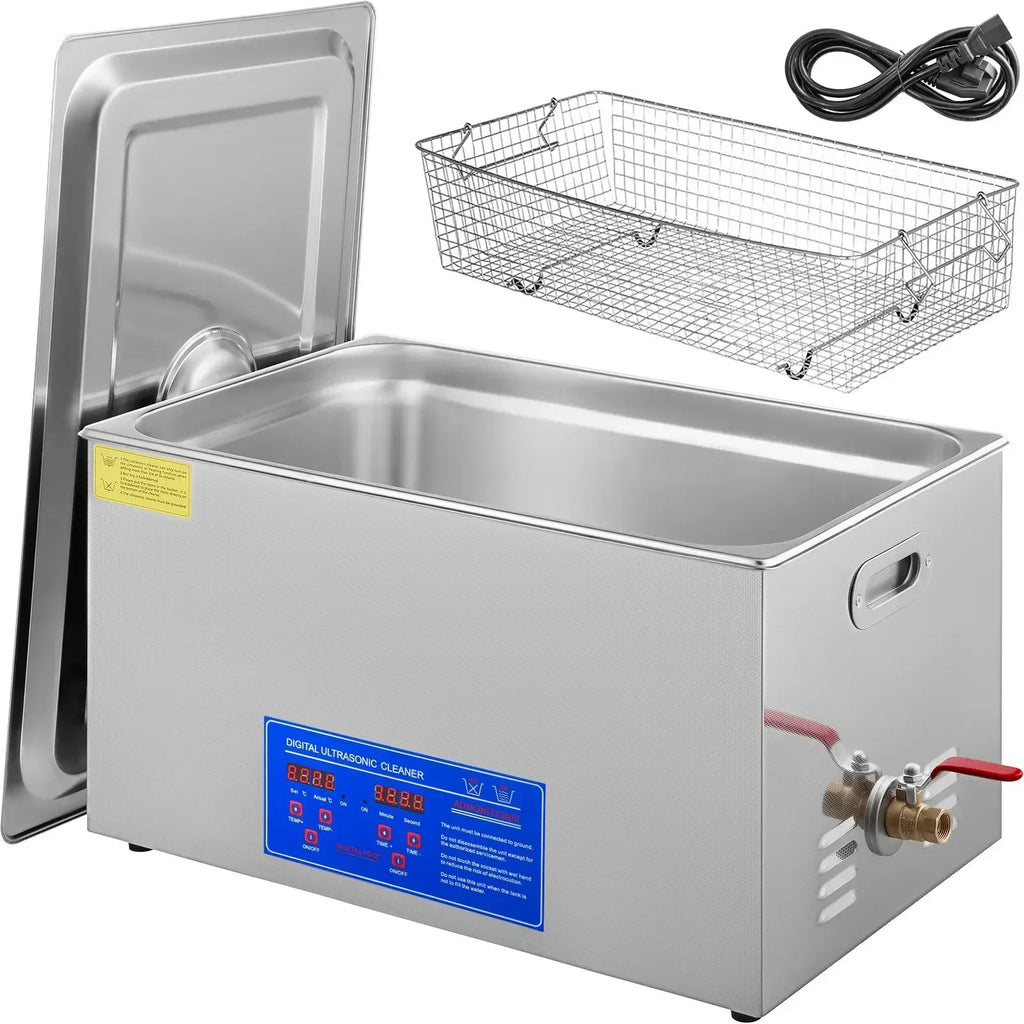 SIHAO Ultrasonic Cleaning Machine Digital Heated Cleaner for Jewelry, Glasses & Small Parts—Versatile Cleaning for Home & Commercial Use
