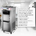 SIHAO Soft Ice Cream Machine Commercial Soft Ice Cream Maker Machine Ice Cream Machine for Restaurants Bars Cafes Bakeries