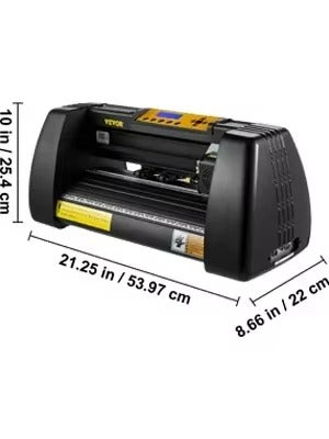 SIHAO 14-Inch Vinyl Cutter & Plotter – Desktop Cutting Machine with 3 Blades + Pen Holder, Software-Controlled for Signs, Decals & Stickers