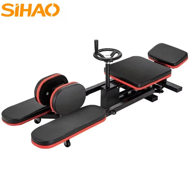 SIHAO Pro 220lbs Leg Stretcher Machine Adjustable Stretch Trainer for Home Gym Yoga Martial Arts Flexibility Exercise Recovery