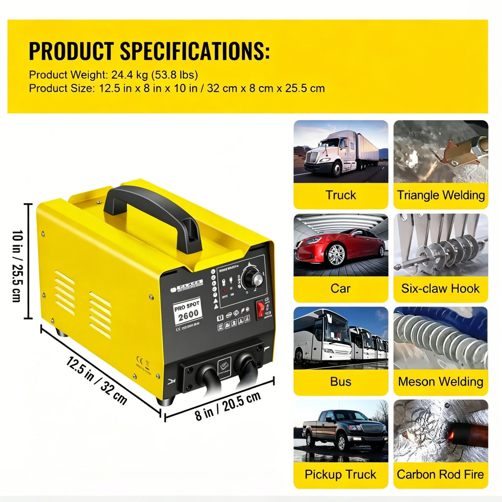 SIHAO Dent Repair Machine Vehicle Panel Spot Puller Dent Spotter GYSpot 2700A 3500A Spot Welding Machine Welder Dent Repair