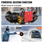 SIHAO Diesel Air Heater 5/8KW 12V with Remote Control & LCD Display – Silent Operation for Car/Truck/RV