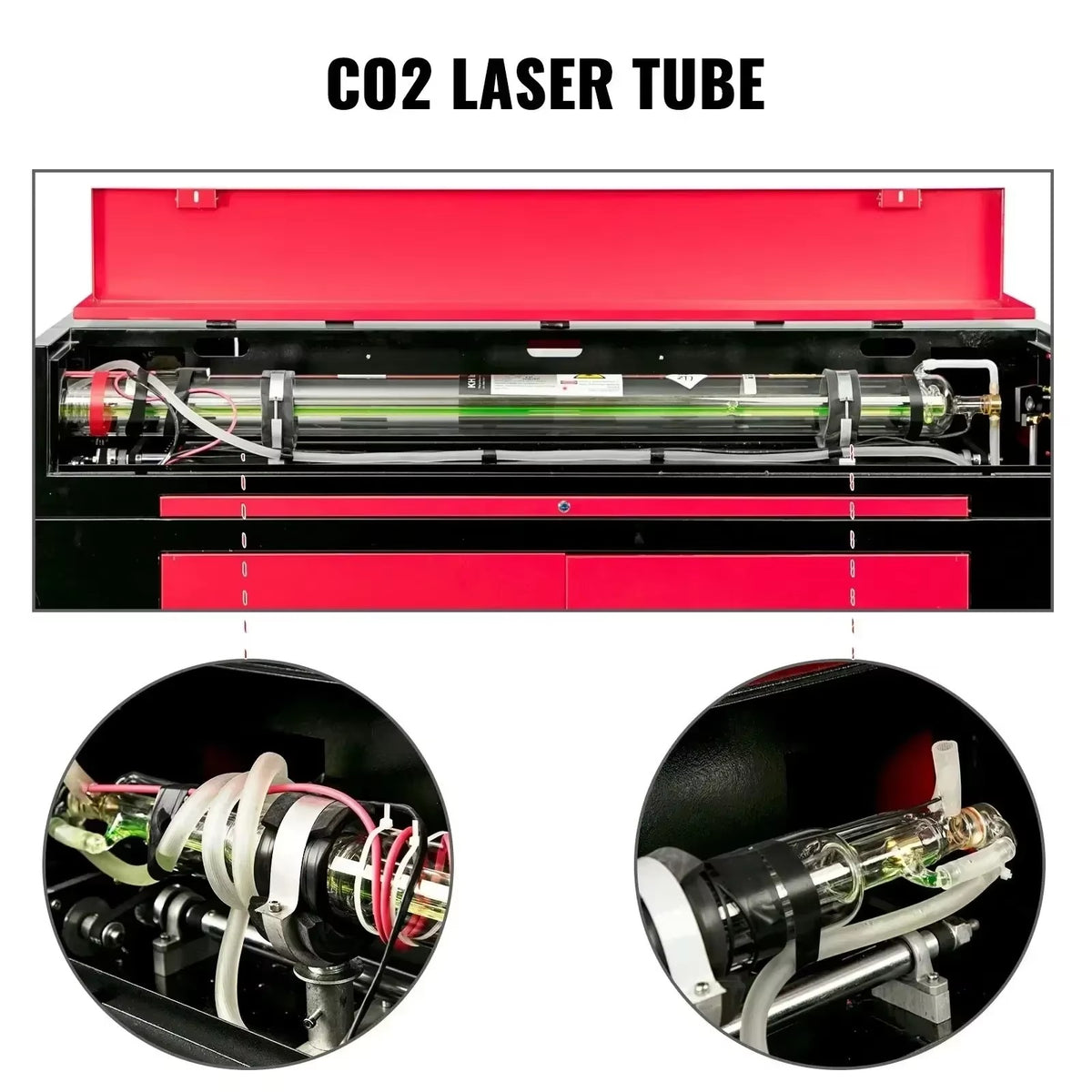 SIHAO CO2 Laser Engraver 9060 100W Ruida USB Engraving Cutting Machine for Wood Acrylic Crafts