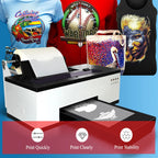 SIHAO Complete DTF Printer + Oven + Heat Press System – All-in-One Custom Transfer Solution for T-Shirts, Hoodies, Shoes & More