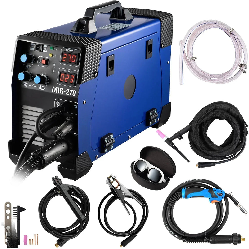 SIHAO 220V 200-270A MIG MMA TIG Welder 3-in-1 IGBT Inverter Welding Machine Dual Voltage for Steel Aluminum Auto Repair Home Workshop