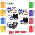 SIHAO 1.8-4.8CFM Adjustable Vacuum Pump Dual Gauge HVAC Refrigerant Recovery Tool Auto AC Evacuation High Speed Deep Vacuum Sealer