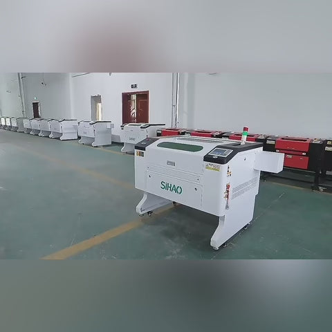 SIHAO 100W CO2 Laser Engraver 28x20 with Built-In Chiller & Autofocus