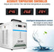 CW-5000 Industrial Water Chiller 6L Water Cooler 0.305kw 0.41hp Water Cooling System for for CNC/ 80W/100W CO2 Laser Engraving - SIHAOTEC Laser