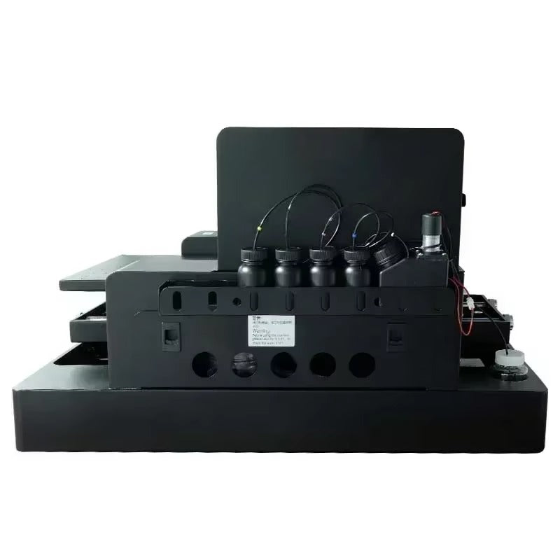 SIHAO A4 UV Printer, DTF UV LED Inkjet Printer with Rotary Attachment, 5760x1440dpi USB, for Bottles Paper Phone Cases PVC