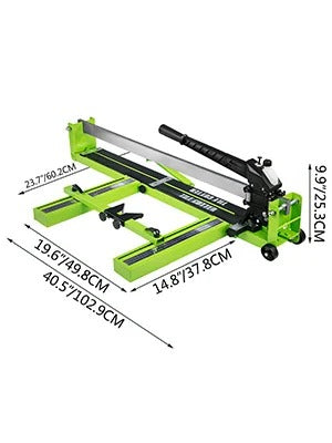 SIHAO 24" Laser Tile Cutter – Manual Scoring Tool with Carbide Cutting Wheel for Straight Porcelain & Ceramic Cuts, Up to 18mm Thick
