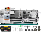 SIHAO 7×14 Inch Mini Metal Lathe Variable Speed 0-2500 RPM — Large Swing Bench Lathe for Steel Aluminum DIY Model Making