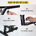 SIHAO Racing Wheel Stand – Adjustable Simulator Cockpit W/ Shifter Mount & Pedal Plate for Logitech G25/G27/G29/G920 & Thrustmaster