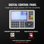 SIHAO CO2 Laser Engraver 60x90cm Laser Cutting Machine with Industrial Digital Control for Wood Acrylic Leather Fabric