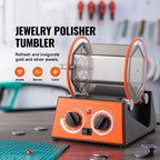 SIHAO 3-5kg Jewelry Tumbler – 5-Speed Rotary Finisher with Digital Timer & Reversible Rotation for Polishing, Burnishing & Metal Tumbling