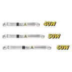 SIHAO 40W & 50W CO2 Glass Laser Tube Replacement – 700mm/800mm Length, 50mm OD, for Laser Engraver Cutter Machine (40W-700mm / 50W-800mm)