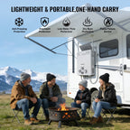 SIHAO 6L Portable Tankless Gas Water Heater with Digital Display & Shower Head – Propane Camping Shower, Outdoor Travel Hot Water System with Pressure Regulator