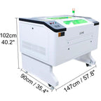 SIHAO Integrated 7050 Engraving Machine 90-100W T2 Tottenham Ruida with Water Chiller US Plug 110V