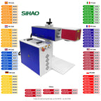 SIHAO CO2 Laser Marking Machine 30/40W CO2 Laser Engraver with Rotary 210*210mm for Wood Leather Acrylic Woodworking Tools