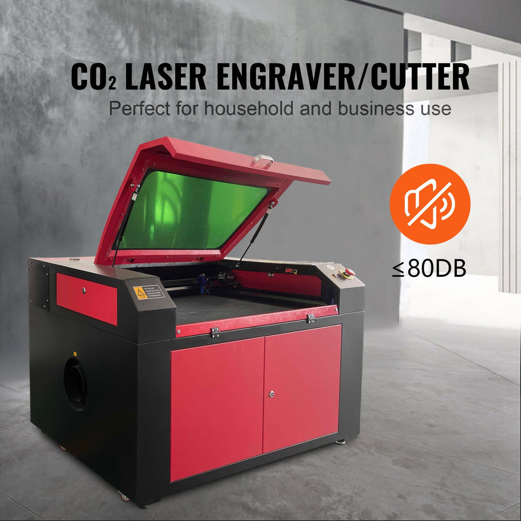 SIHAO All-in-one CO2 Engraving Machine 90×60cm 100W 220V European Plug