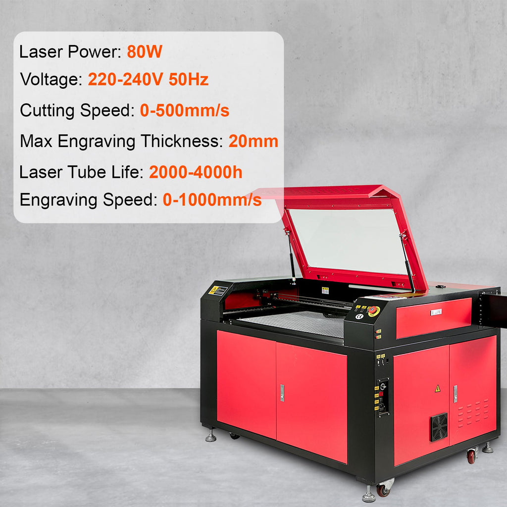SIHAO All-in-one CO2 Engraving Machine 90×60cm 100W 220V European Plug