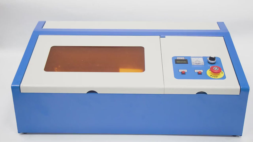 SIHAO 40W CO2 Laser Engraving Cutting Machine 30×20cm — Laser Engraver with USB for Wood Leather Woodworking